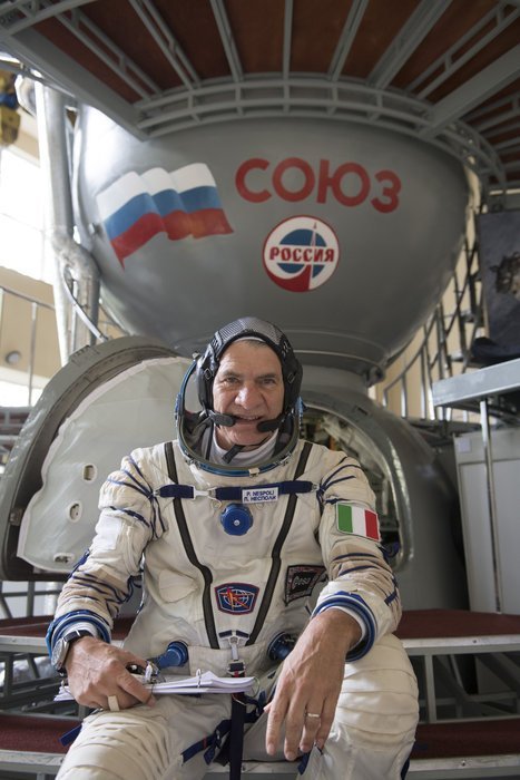 Major Paolo Angelo Nespoli is an Italian astronaut : A 60 years old man in space