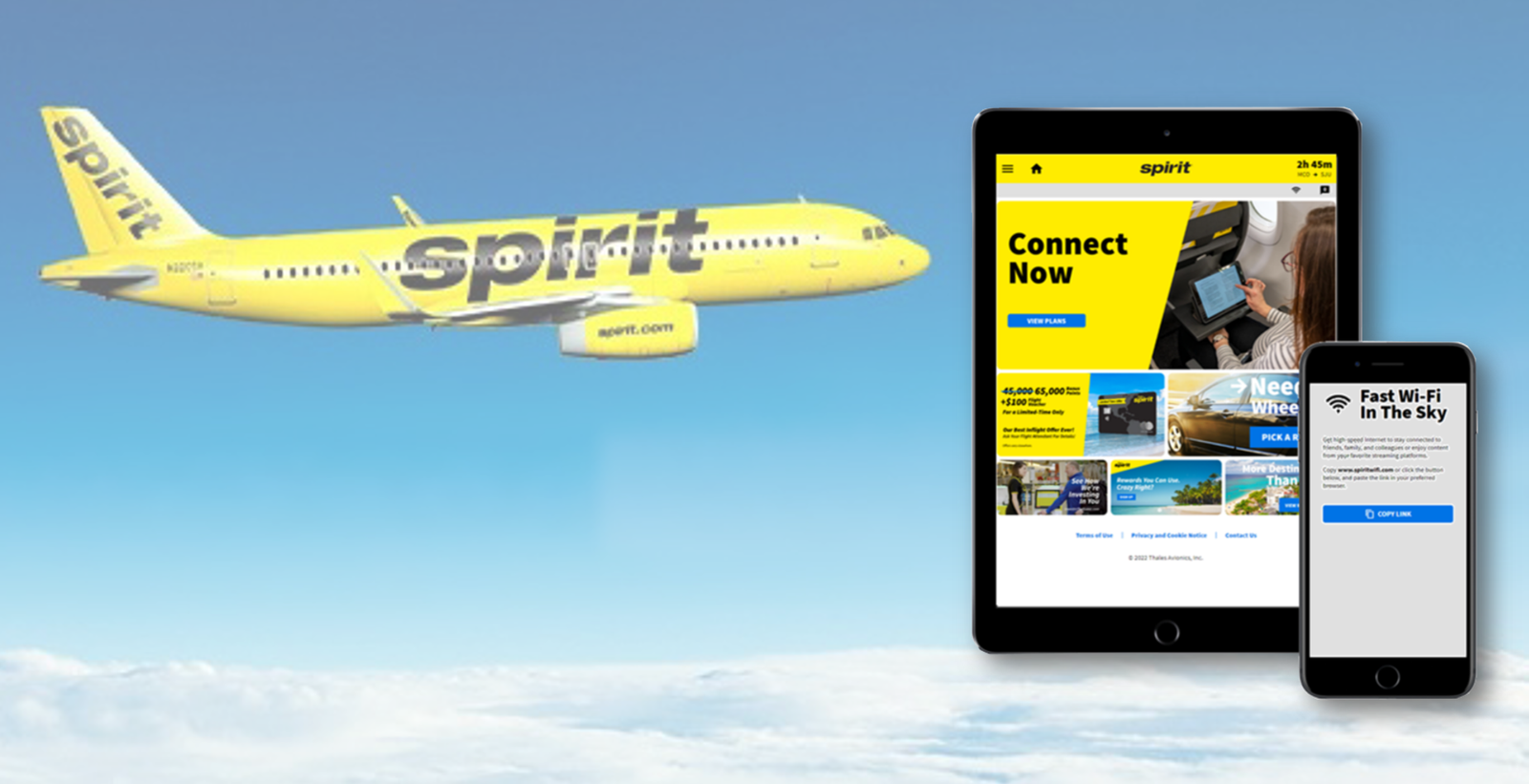 Spirit Airlines Passengers Enjoy Fast Wi-Fi in the Sky Enabled by High-Powered SES-17 Satellite