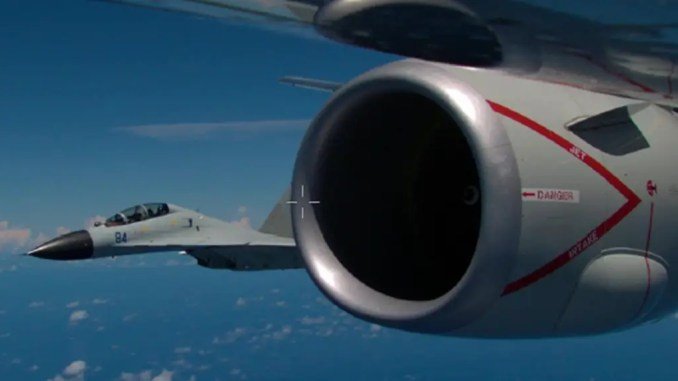 DoD Releases Videos Of Chinese Fighters Performing 'Unprofessional' Intercepts Of US Spyplanes