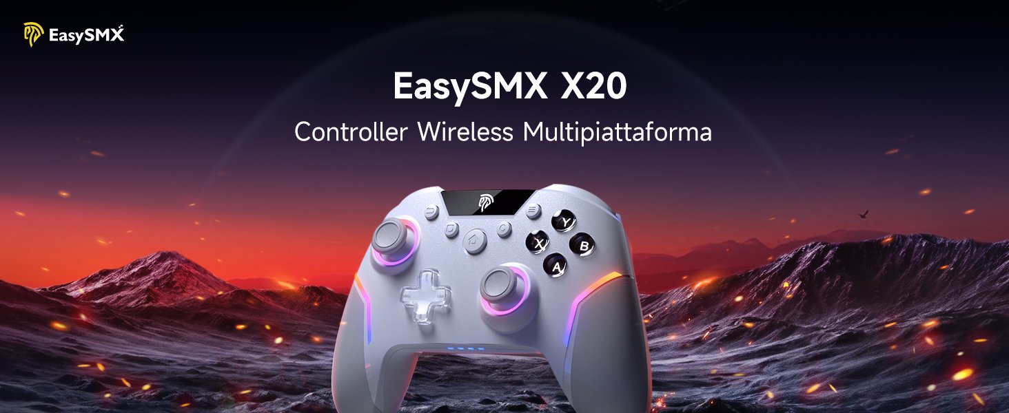 EasySMX X20 Controller Wireless Multipiattaforma