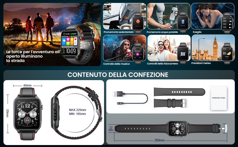 smartwatch rispondere chiamate e messaggi orologio bluetooth orologio cardiofrequenzimetro da polso