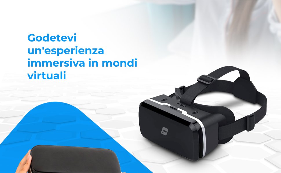  Occhiali VR 3D per smartphone di dimensioni comprese tra 4,7