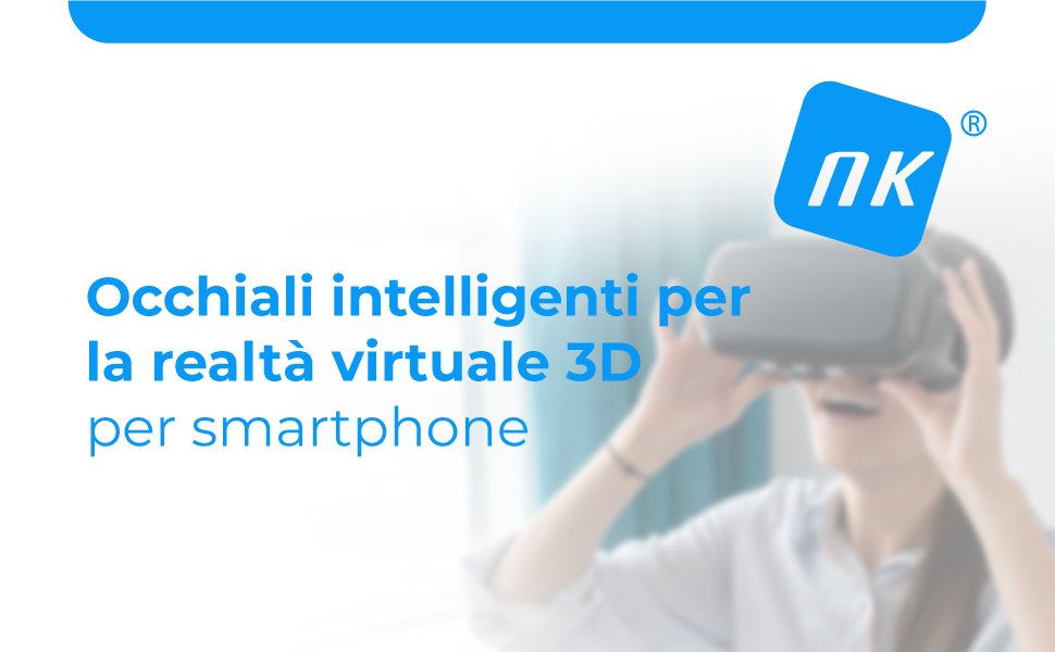  Occhiali VR 3D per smartphone di dimensioni comprese tra 4,7