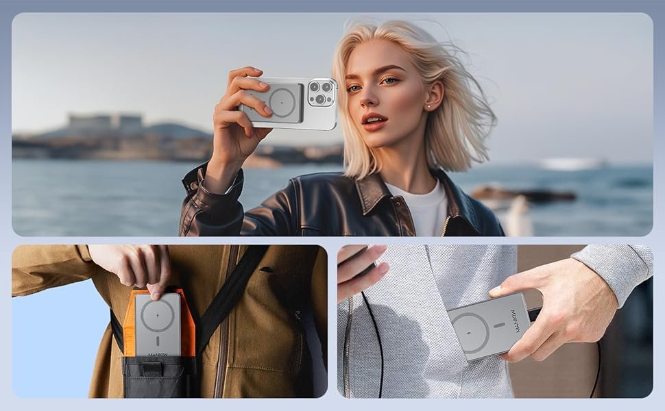 Wireless PowerBank Mag-Safe