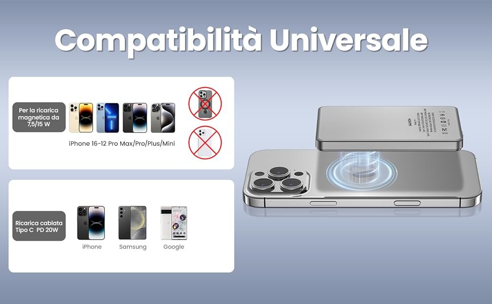 Wireless PowerBank Mag-Safe