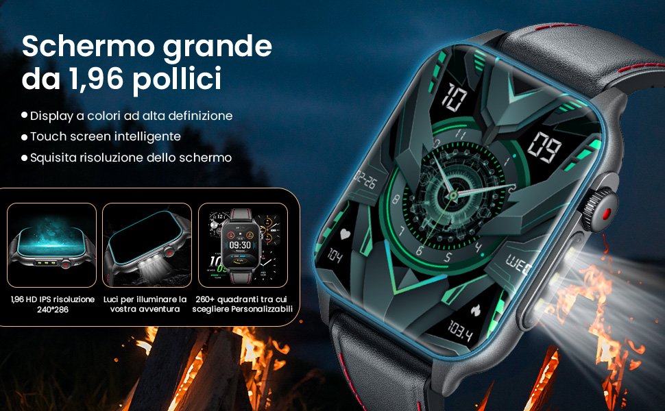 orologio smartwatch orologio fitness smart watch fitness tracker orologio telefono chiamata vocale