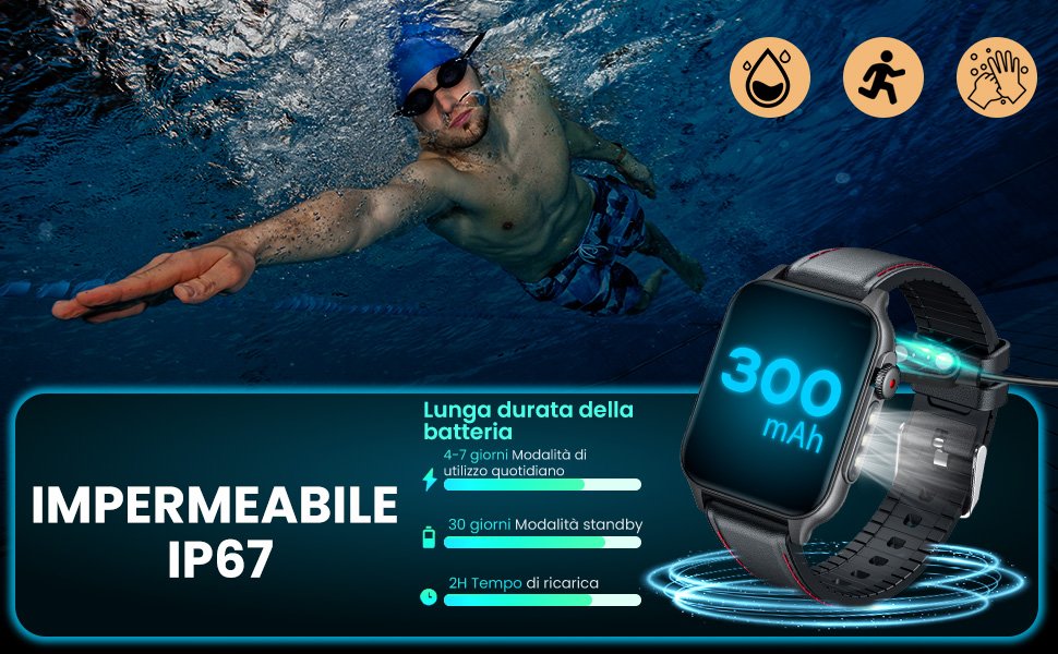 orologio smart fitness watch smartwatch android smartwatch ios compatibile smartwatch chiamate