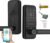 Smart Lock, Keyless Entry Door Lock with Sleek Matte Black Handle, Electronic Keypad Deadbolt, Fingerprint & Touchscreen Keypad, Biometric Door Lock, Bluetooth Smart Lock for Front Door