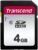 Transcend TS4GSDC300S Scheda di Memoria SDHC da 4 GB, Imballaggio Standard, 300S, Standard