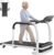 Pieghevole 3 tapis roulant per anziani con inclinazione manuale 260LB macchina da passeggio con capacità di carico, cintura da corsa da 18 pollici di larghezza, monitoraggio della frequenza cardiaca