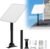 Starlink Gen 2, supporto regolabile a 360°, kit di montaggio compatibile con V2 Starlink Standard Dish, set per montaggio a asta regolabile per Starlink Internet Kit Satellite