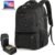 NEWHEY Zaino Uomo 17,3 Pollici con Scomparto Isolato per il Pranzo e Porta USB Zaino Termica Zaino da Viaggio Impermeabile Borsa Termica Porta Pranzo per Picnic Donna Lavoro Scuola Nero