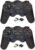 RUEIURI 2 Pack 2.4G Wireless Game Controller for Android/PC/Xbox 360/TVBOX, Dual OTG Adapters, Ergonomic Design with Double Shock & Turbo, Rechargeable Wireless Joystick for Mobile Gaming