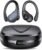 Cuffie Bluetooth, Sport Auricolari Bluetooth 5.3 con Gancio per Orecchio, 60H con Indicatore LED per Cassa di Ricarica, Chiamata ENC HD, Vestibilità Comoda, Basso Profondo, IPX7 Impermeabile(Nero).