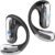 EUQQ Cuffie sportive Bluetooth-Cuffie wireless con tecnologia Bluetooth 5.4,cuffie a conduzione ossea migliorate dal design aperto,50 ore di riproduzione,perfette per sport,corsa e attività all’aperto