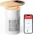 SwitchBot Purificatore D’aria Con App E Luce Notturna, CADR 400m³/h Fino A 83㎡, Filtro HEPA Rimuove 99.97% Di Muffa, Polvere, Polline, Modalità Sonno 20dB (Purificatore d’aria da tavolo)