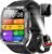 Blackview Smartwatch Uomo, Smartwatch Militare Uomo Fitness con Chiamate Bluetooth,2.01″ Orologio Intelligente 112+ Modalità Sportive/900 mAh/Sonno/Cardiofrequenzimetro/Torcia/Bussola per Android IOS