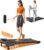 REPOWER Tapis roulant per casa Walking Pad, 9% di sollevamento automatico e abbassamento, tapis roulant scrivania, super silenzioso con telecomando, regolabile in tre livelli, capacità di 136 kg