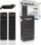 LEYF SUD-0507 Mini Ricevitore Satellitare – DVB-S2 – Full HD 1080p Ricevitore Satellitare Digitale (HDTV, Scart, USB) Astra Hotbird Turksat – 2X Telecomando, Solo per i canali tedeschi