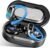 Cuffie Bluetooth Sport, Auricolari Bluetooth 5.4 ENC Riduzione del Rumore Mic, 50 Ore Cuffie Wireless con HiFi Stereo, Cuffiette Senza fili IP7 Impermeabili, Controllo Touch, Display LED, Blu scuro