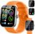 smartwatch uomo donna 1,96 pollici HD touch orologio fitness donna con funzione telefono, smartwatch fitness tracker con cardiofrequenzimetro del sonno, contapassi, 113 + modalità sport IP68