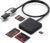 Lettore di schede di memoria, adattatore BENFEI 4in1 da USB 3.0 e USB-C a SD Micro SD MS CF Card Reader, 4 schede in lettura e scrittura simultanea, compatibile con iPhone serie 15