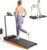 SYSURO Tapis de course Motorise Inclinable, 9% Inclination Tapis de Walking Mat avec Barre, Mode HIIT et Anti-Shoc,Walking Pad Pieghevole Controller par Telecomando et Display LED