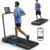 Riksion Tapis roulant per casa, tapis roulant pieghevole fino a 14 km/h, Walking Pad con 12 programmi preimpostati, tapis roulant elettrico con indicatore LED, telecomando e app, nessun montaggio
