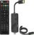 Leyf Decoder DVB-T2 TNT Full HD 1080P TV Decodificatore Nascosto dietro la TV, Display digitale, HEVC H265 Main 10 Bit, 2in1 telecomando, HDMI/AV, USB