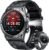 Orologio Smartwatch Uomo – 1.43″ Schermo Touch HD 1ATM Impermeabile 100+ Sport Modalità Cardiofrequenzimetro Pressione Sanguigna Torcia LED Monitor Sonno/Stress Bluetooth per Android iOS iPhone