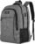 MATEIN Zaino Uomo 17.3 Pollici Grande Zaino Porta PC Lavoro Antifurto Zaino Laptop Computer Notebook Unisex Zaini per PC Portatili con Caricatore USB per Viaggio Ufficio università, Grigio